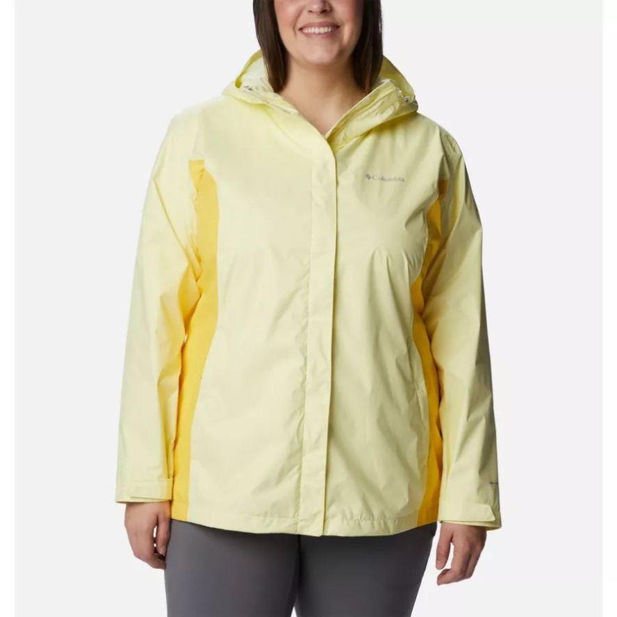 Columbia Sale Women's Arcadia II Jacket Plus Size Endive/Sun Glow