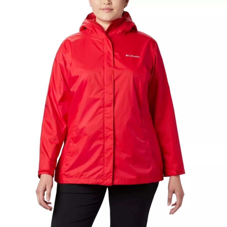 Columbia Sale Women's Arcadia II Jacket Plus Size Red Lily