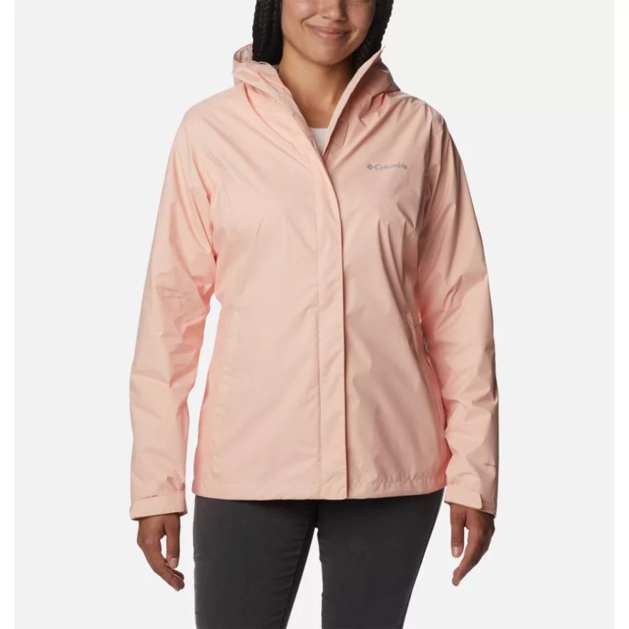 Columbia Sale Women's Arcadia II Rain Jacket Peach Blossom