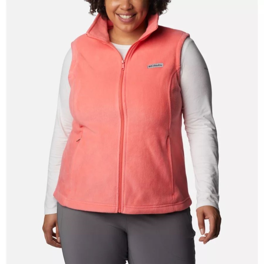 Columbia Sale Women's Benton Springs Vest Plus Size Blush Pink