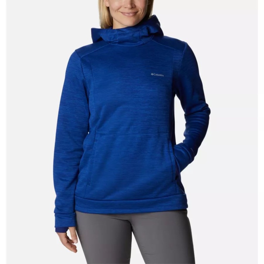 Columbia Sale Women's Claudia Ridge Fleece Pullover Dark Sapphire Heather