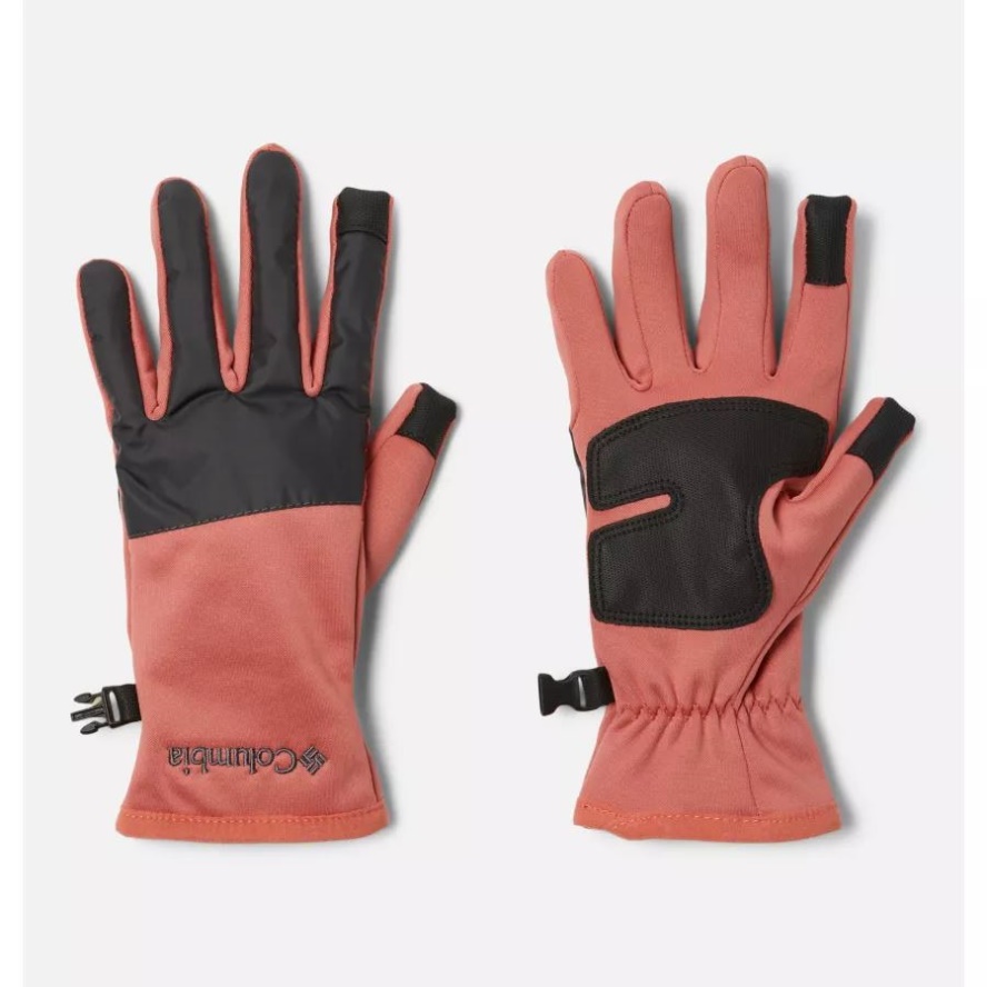 Columbia Sale Women's Cloudcap Fleece Gloves Dark Coral/Shark