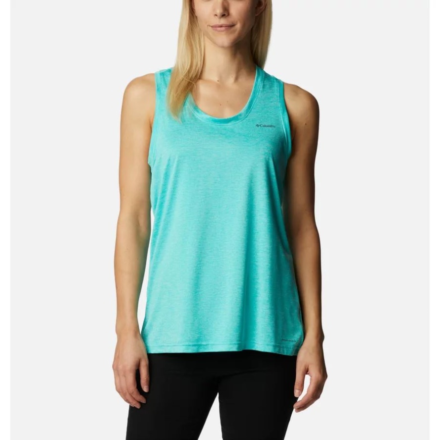 Columbia Sale Women's Columbia Sale Hike Tank Bright Aqua Heather