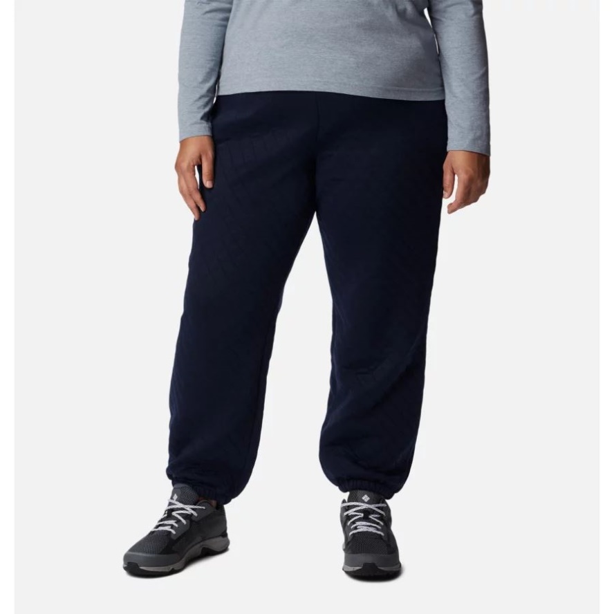 Columbia Sale Women's Columbia Sale Lodge Quilted Joggers Plus Size Dark Nocturnal