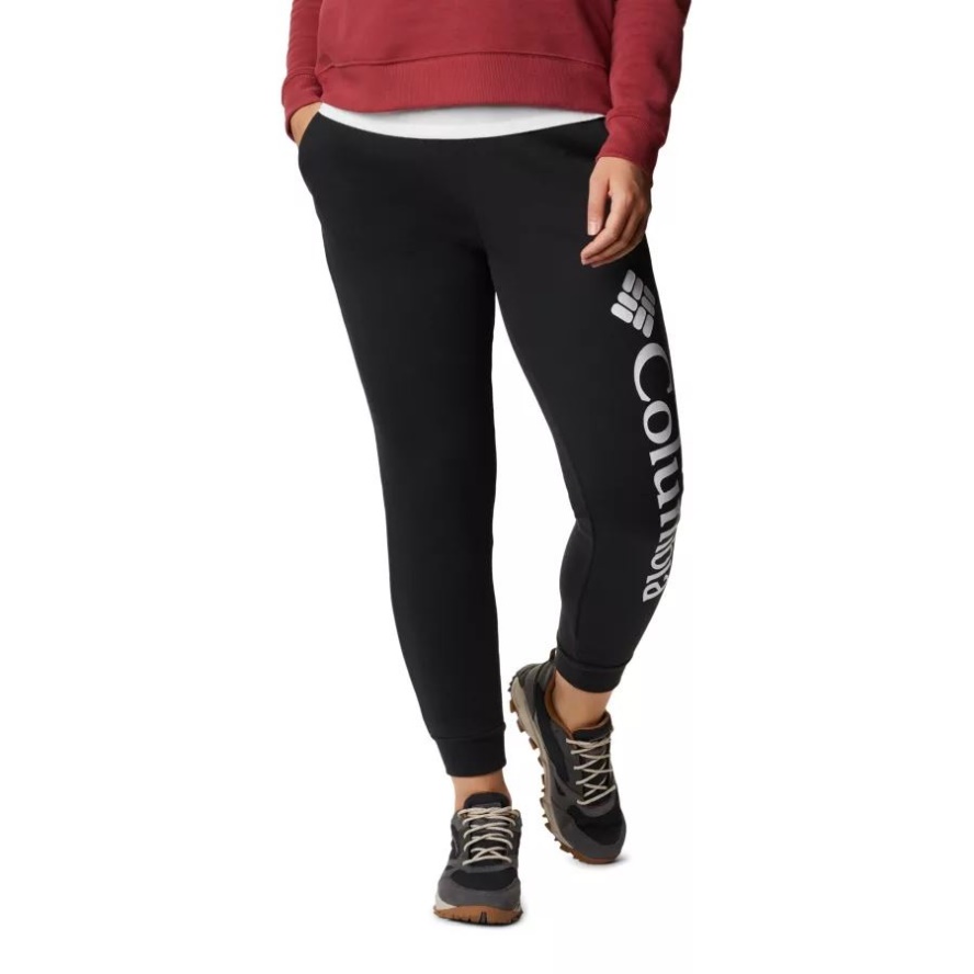 Columbia Sale Women's Columbia Sale Logo Fleece Joggers Black