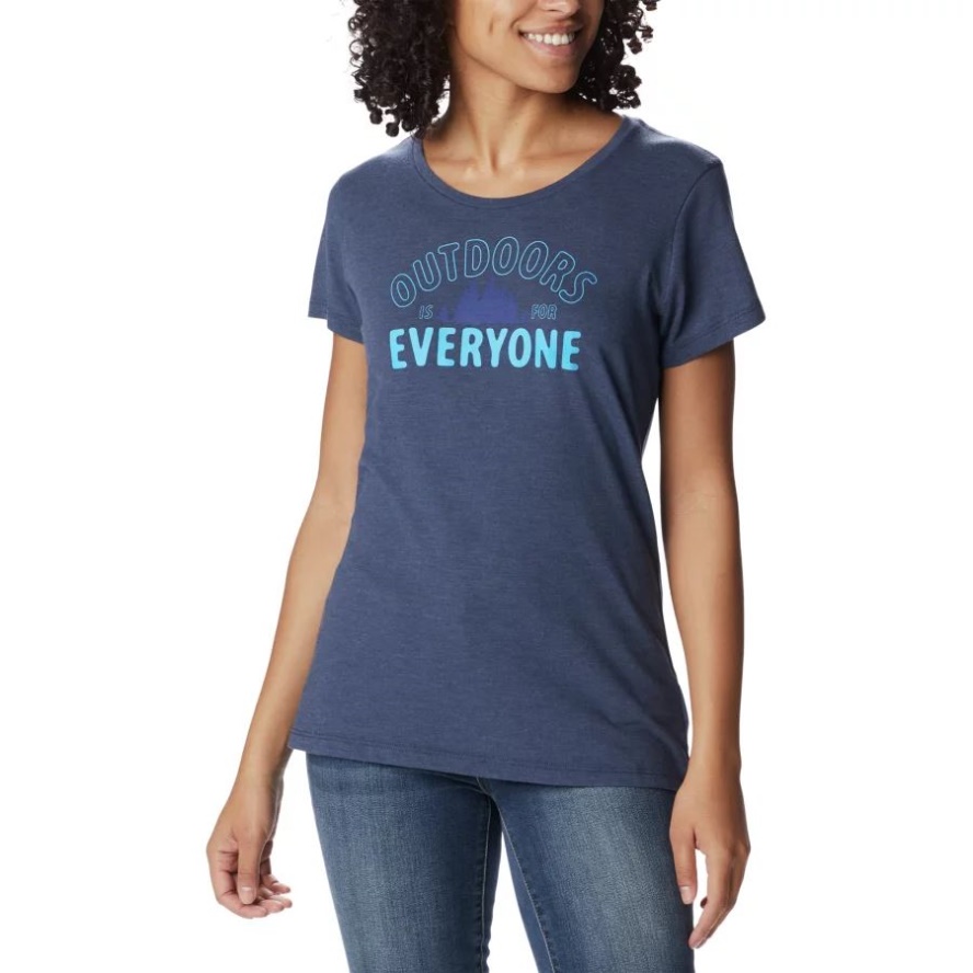 Columbia Sale Women's Daisy Days Graphic T-Shirt Nocturnal Heather/Seek Outdoors