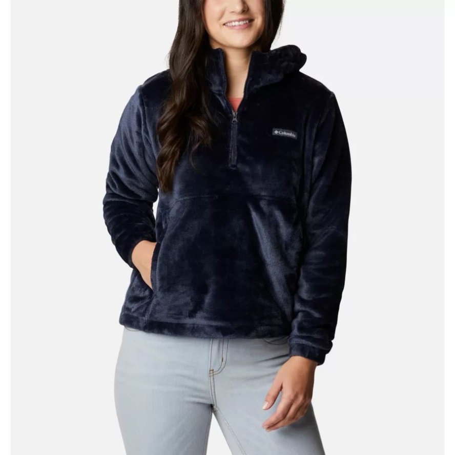 Columbia Sale Women's Fire Side Fleece Hoodie Dark Nocturnal
