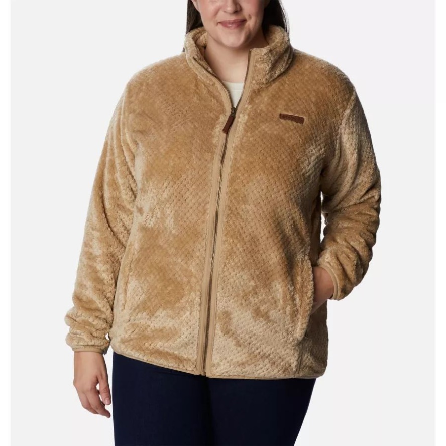 Columbia Sale Women's Fire Side II Plush Full Zip Fleece Plus Size Beach