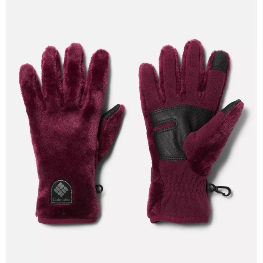 Columbia Sale Women's Fire Side Sherpa Fleece Gloves Marionberry