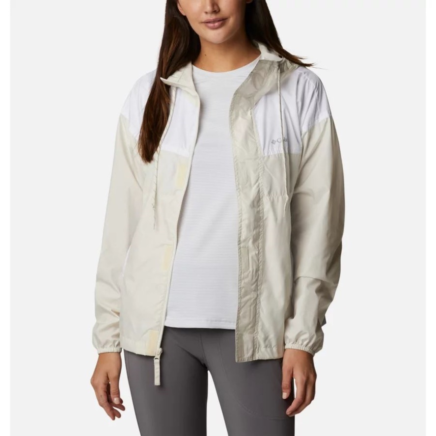 Columbia Sale Women's Flash Challenger Windbreaker Chalk/White/Cirrus Grey