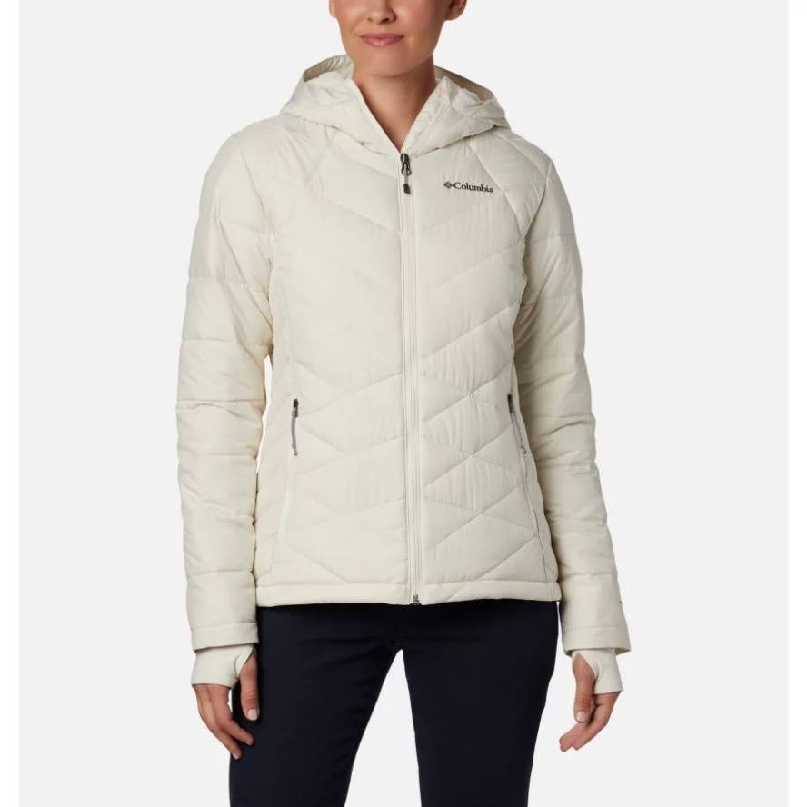 Columbia Sale Women's Heavenly Hooded Jacket Chalk