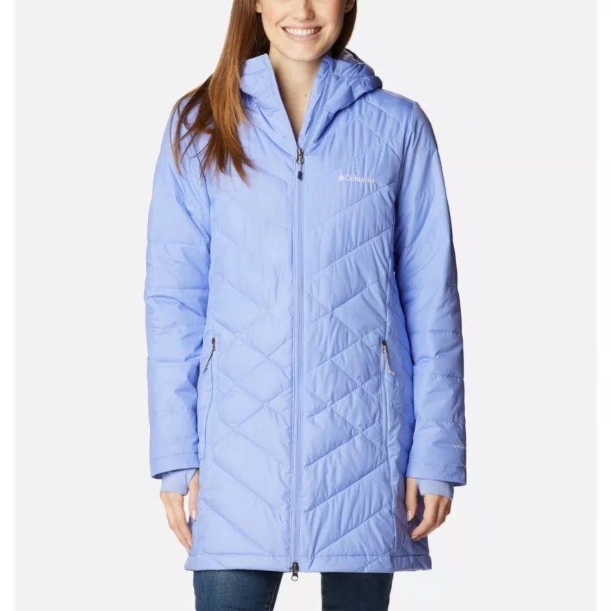 Columbia Sale Women's Heavenly Long Hooded Jacket Serenity