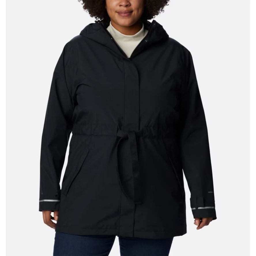 Columbia Sale Women's Here And There Trench II Jacket Plus Size Black