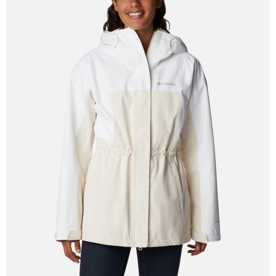 Columbia Sale Women's Hikebound Long Jacket Chalk/White