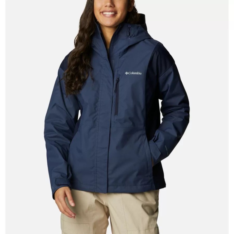 Columbia Sale Women's Hikebound Waterproof Shell Walking Jacket Nocturnal/Dark Nocturnal
