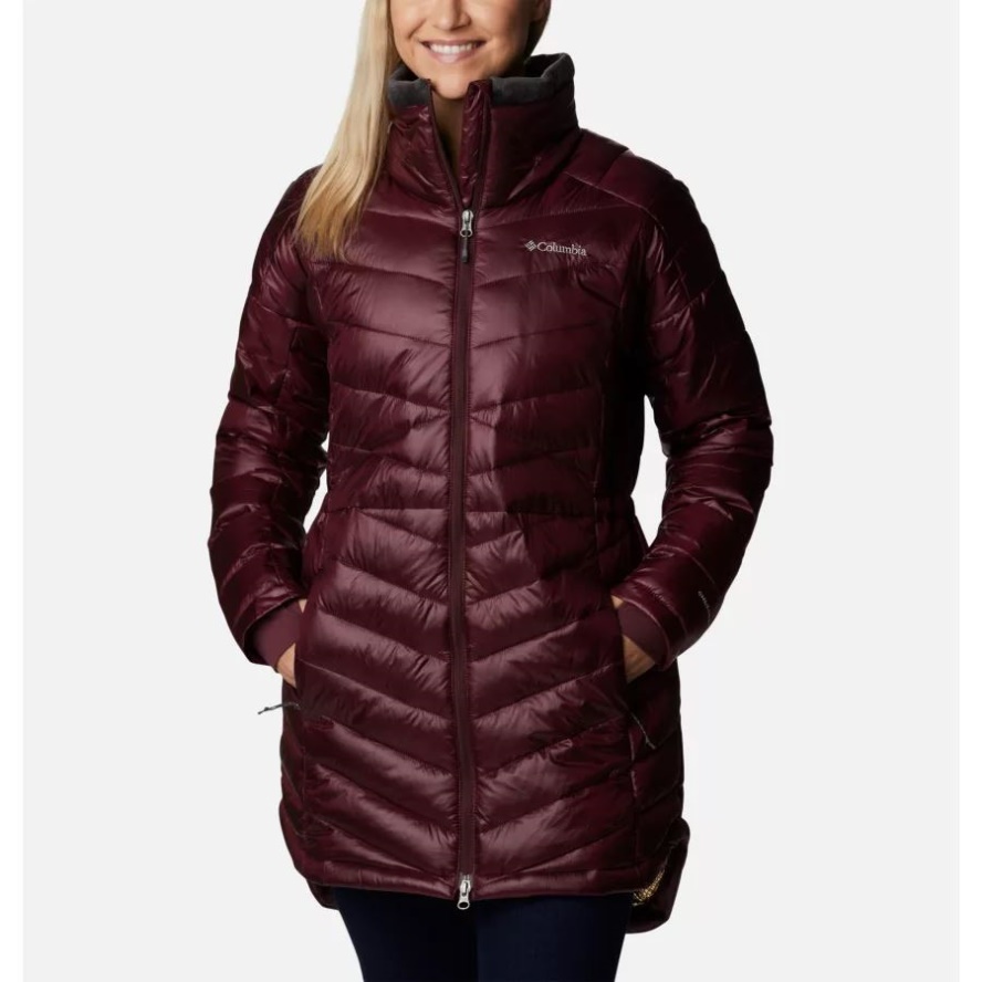 Columbia Sale Women's Joy Peak Mid Omni-Heat Infinity Jacket Malbec