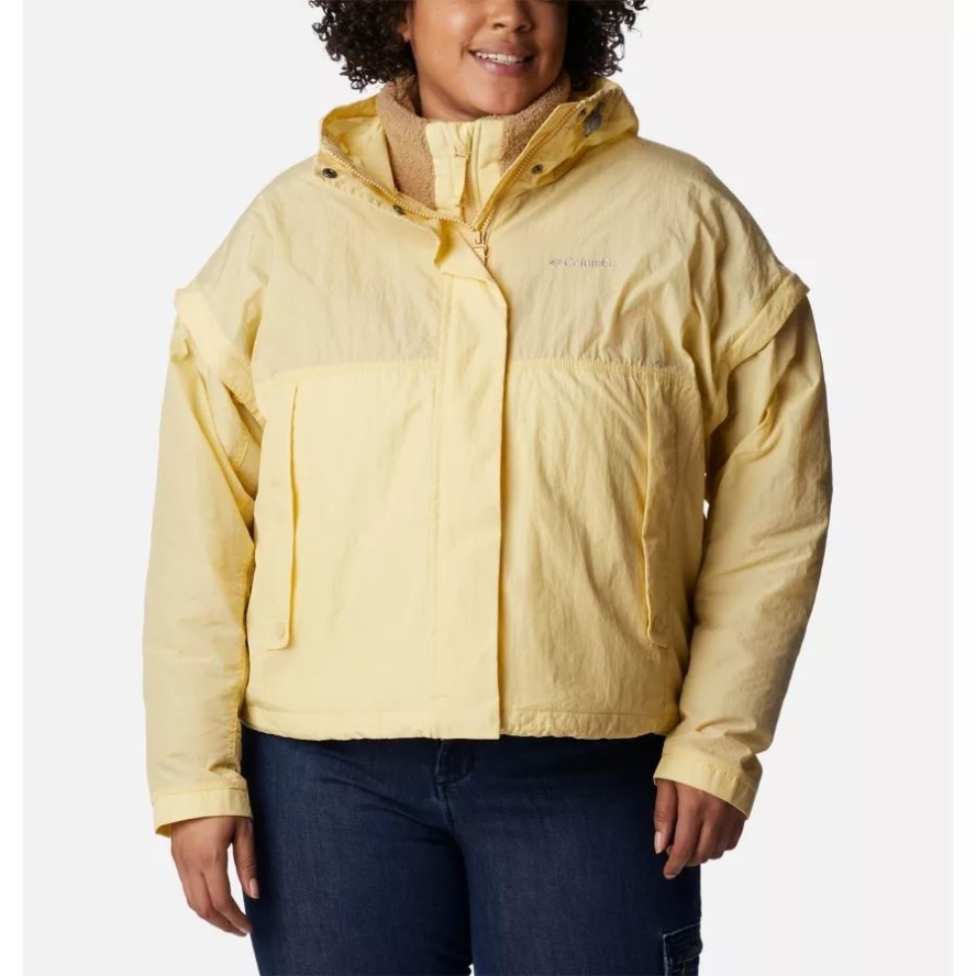 Columbia Sale Women's Laurelwoods Interchange Jacket Plus Size Cornstalk