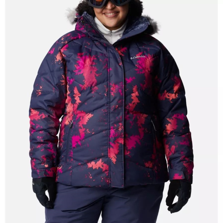 Columbia Sale Women's Lay D Down II Jacket Plus Size Nocturnal Lookup Print