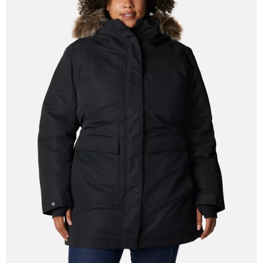 Columbia Sale Women's Little Si Omni-Heat Infinity Insulated Parka Plus Size Black