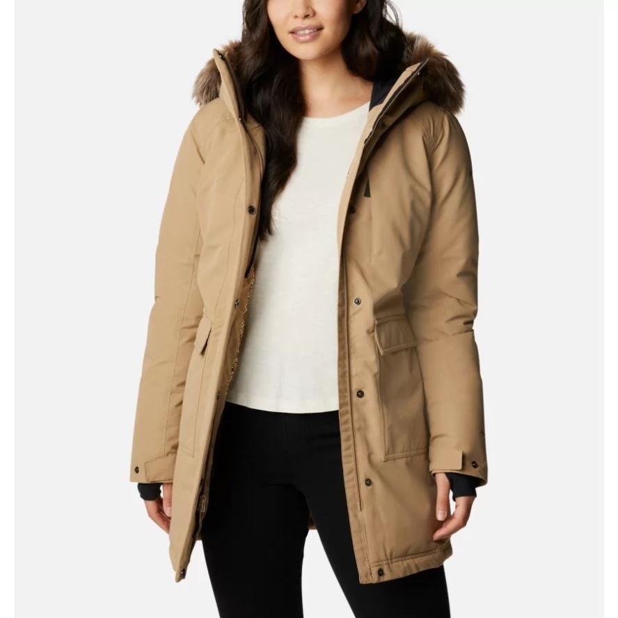 Columbia Sale Women's Little Si Waterproof Insulated Parka Beach/Black
