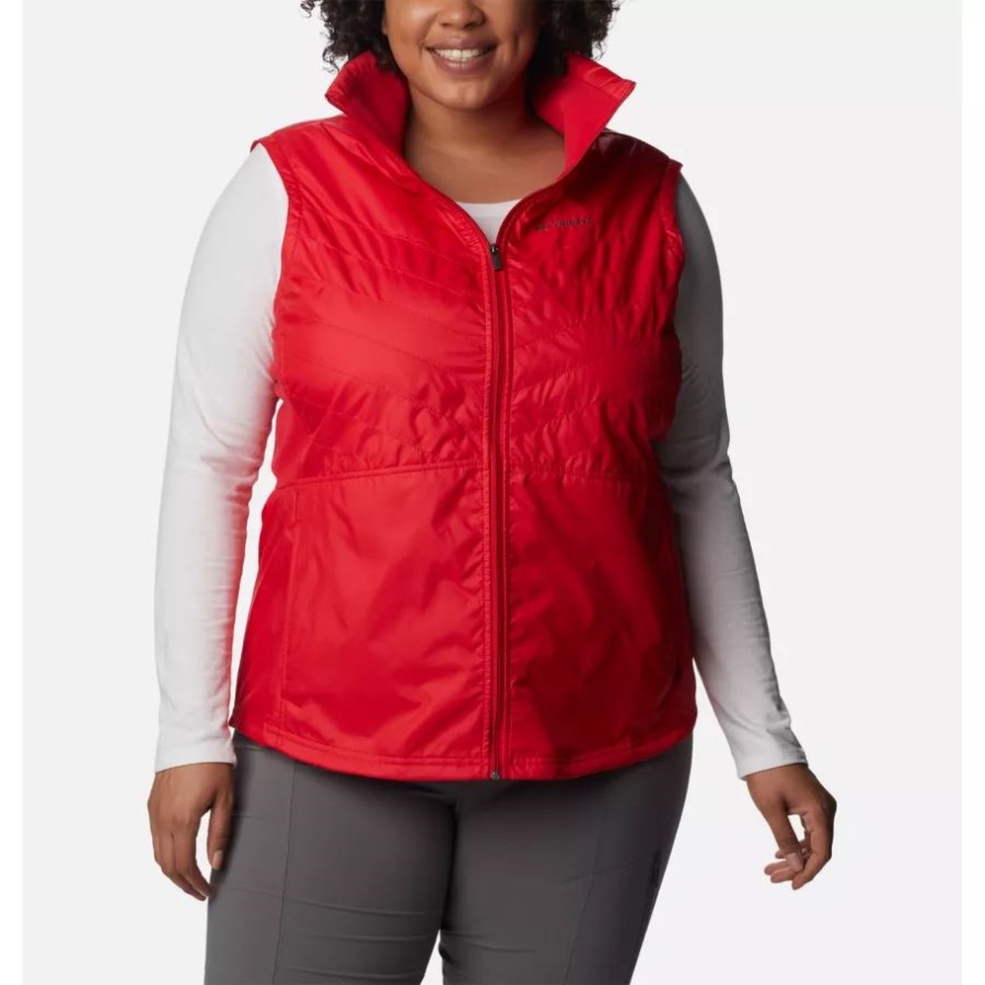 Columbia Sale Women's Mix It Around II Vest Plus Size Red Lily