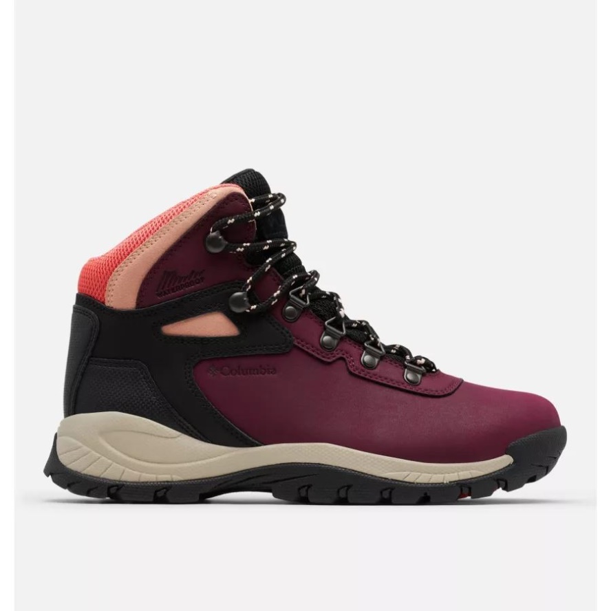 Columbia Sale Women's Newton Ridge Plus Waterproof Hiking Boot Marionberry/Black