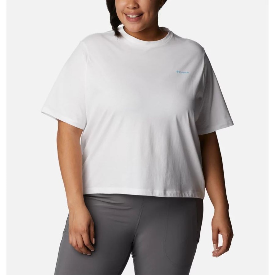 Columbia Sale Women's North Cascades Graphic T-Shirt Plus White/Explore NP Graphic