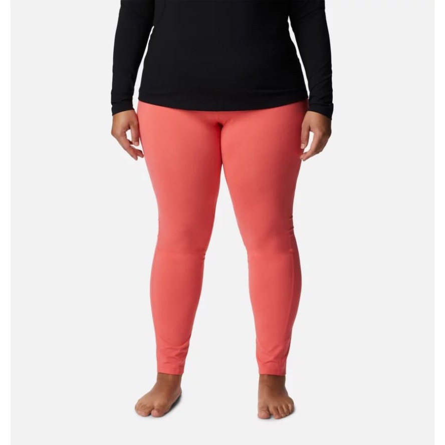 Columbia Sale Women's Omni-Heat Midweight Baselayer Tights Plus Size Blush Pink