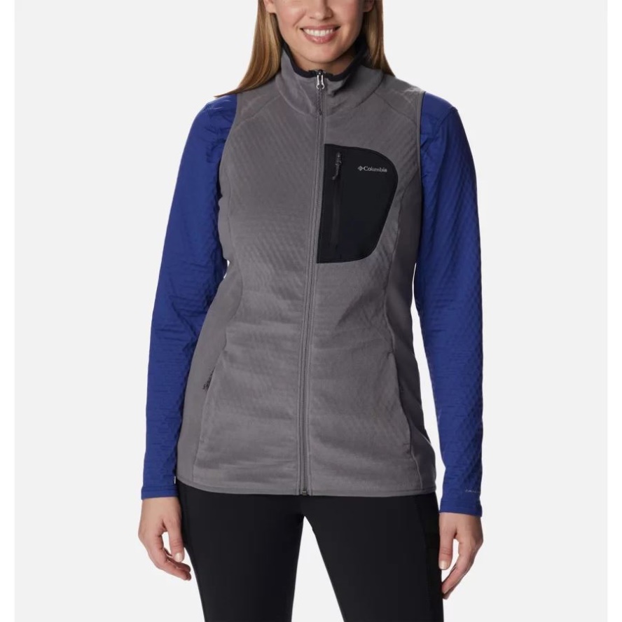 Columbia Sale Women's Outdoor Tracks Vest City Grey/Black