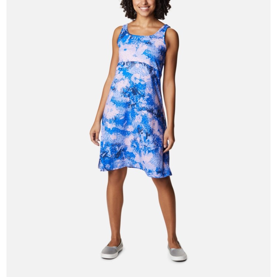 Columbia Sale Women's PFG Freezer III Dress Carbon/Foamfloral Print
