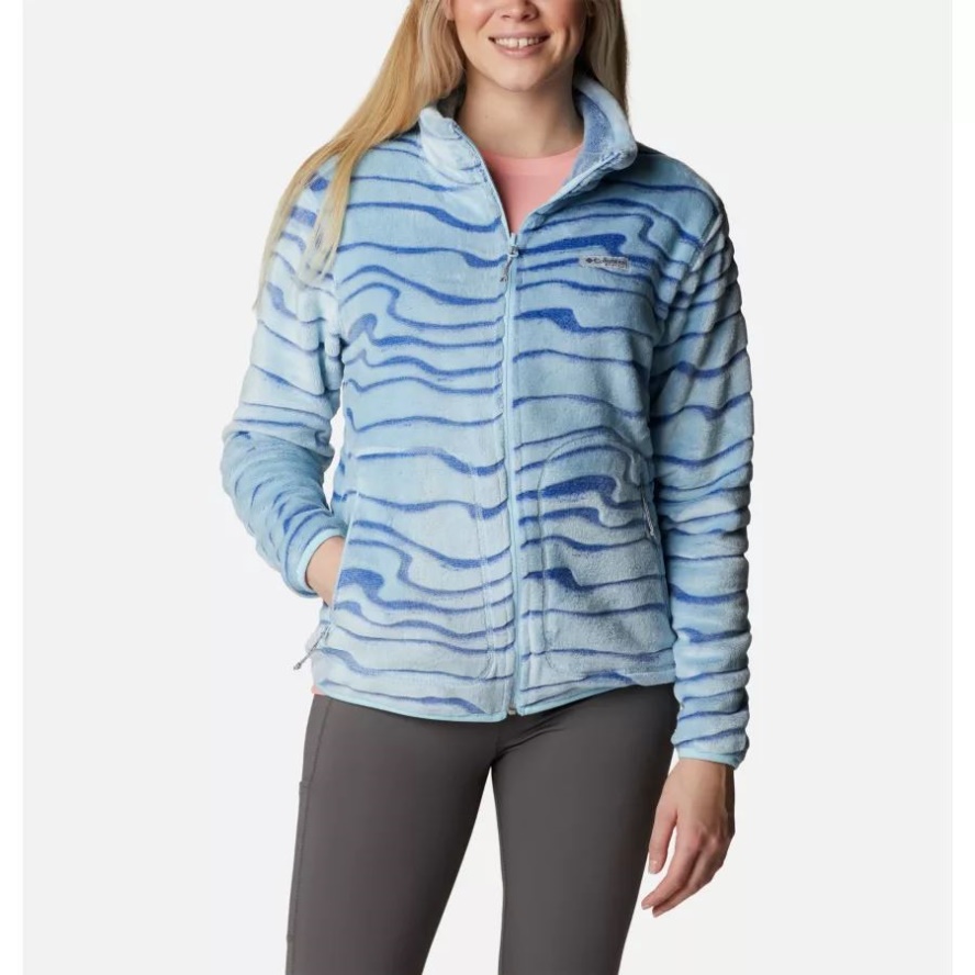Columbia Sale Women's PFG Slack Water Reversible Fleece Spring Blue