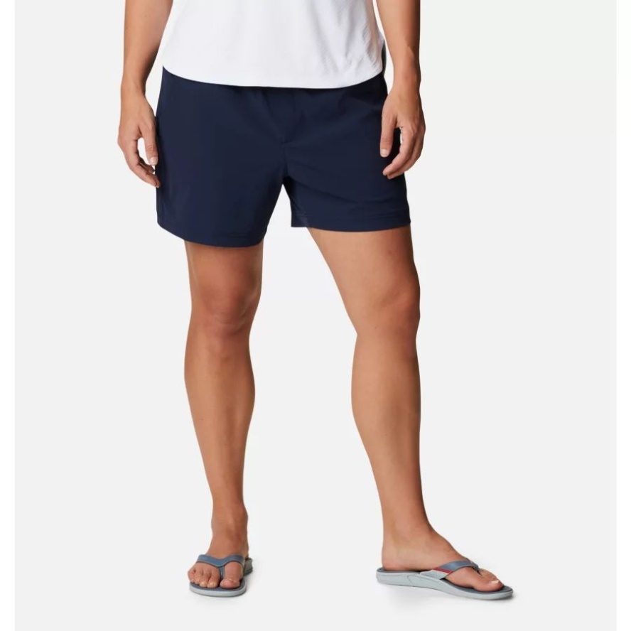 Columbia Sale Women's PFG Slack Water Woven Shorts Collegiate Navy
