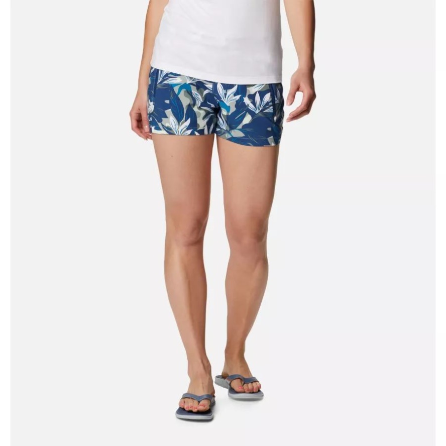 Columbia Sale Women's PFG Tidal II Shorts Safari Hidden Paradise