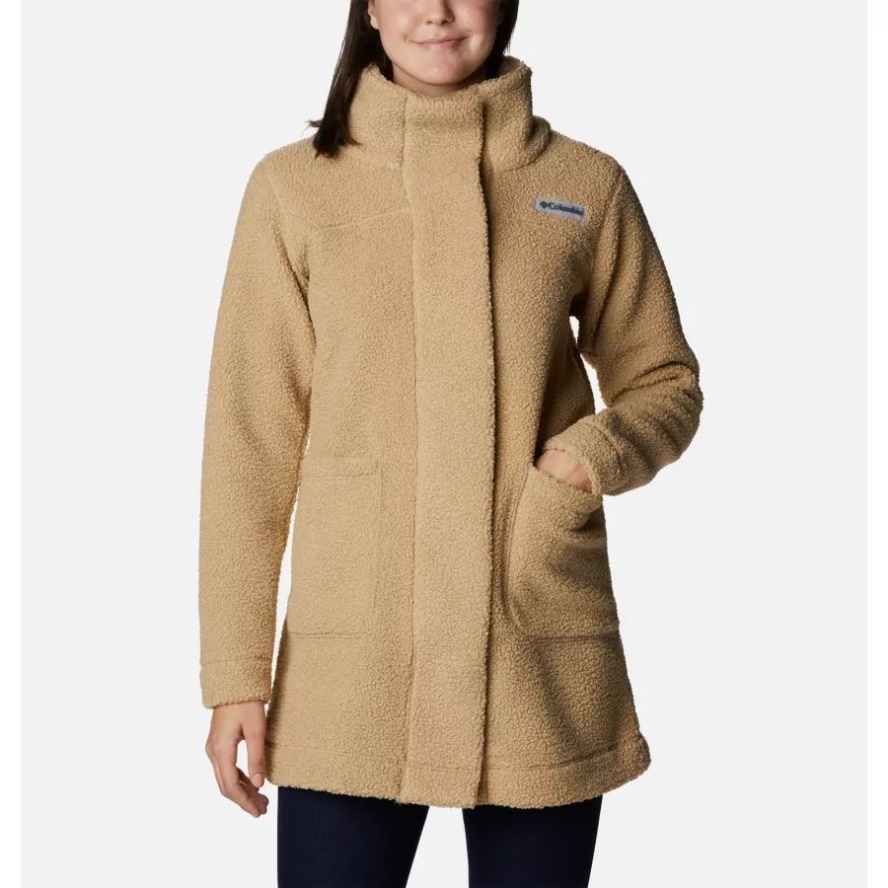 Columbia Sale Women's Panorama Long Fleece Coat Beach
