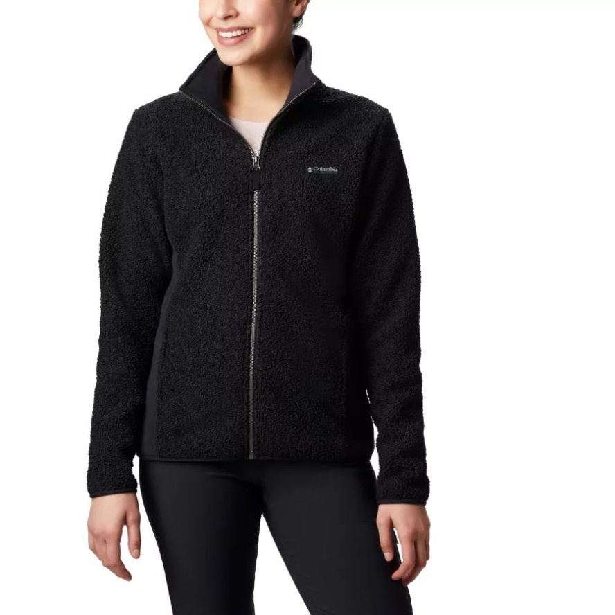 Columbia Sale Women's Panorama Sherpa Fleece Jacket Black