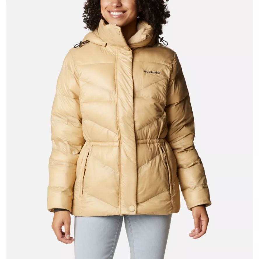 Columbia Sale Women's Peak to Park II Insulated Hooded Jacket Beach Gunmetal