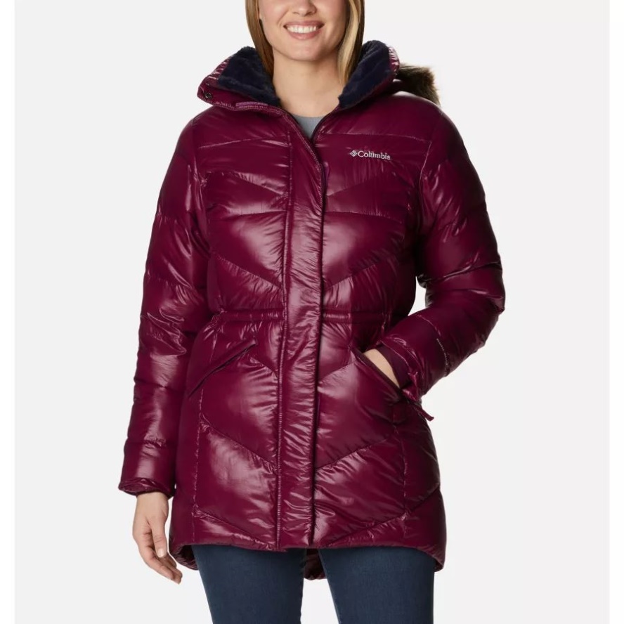 Columbia Sale Women's Peak to Park Mid Insulated Jacket Marionberry Gunmetal
