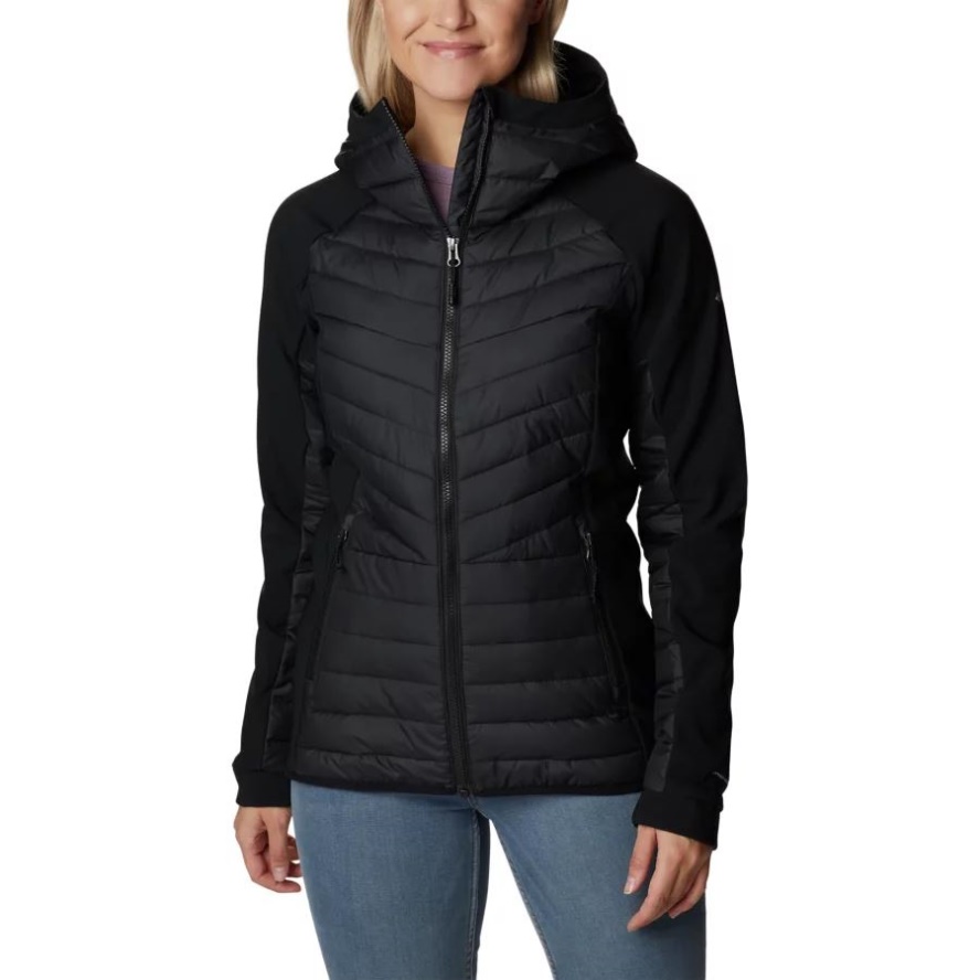 Columbia Sale Women's Powder Lite Hybrid Hooded Jacket Black