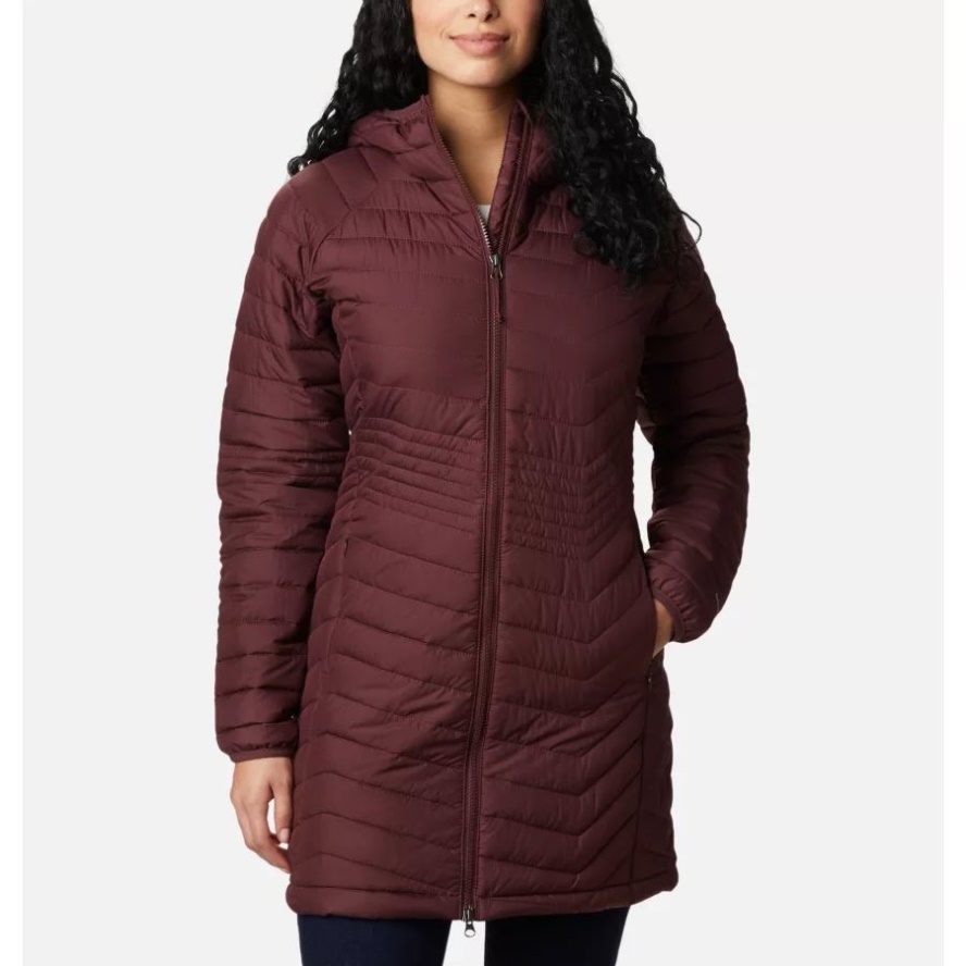 Columbia Sale Women's Powder Lite Mid Jacket Malbec