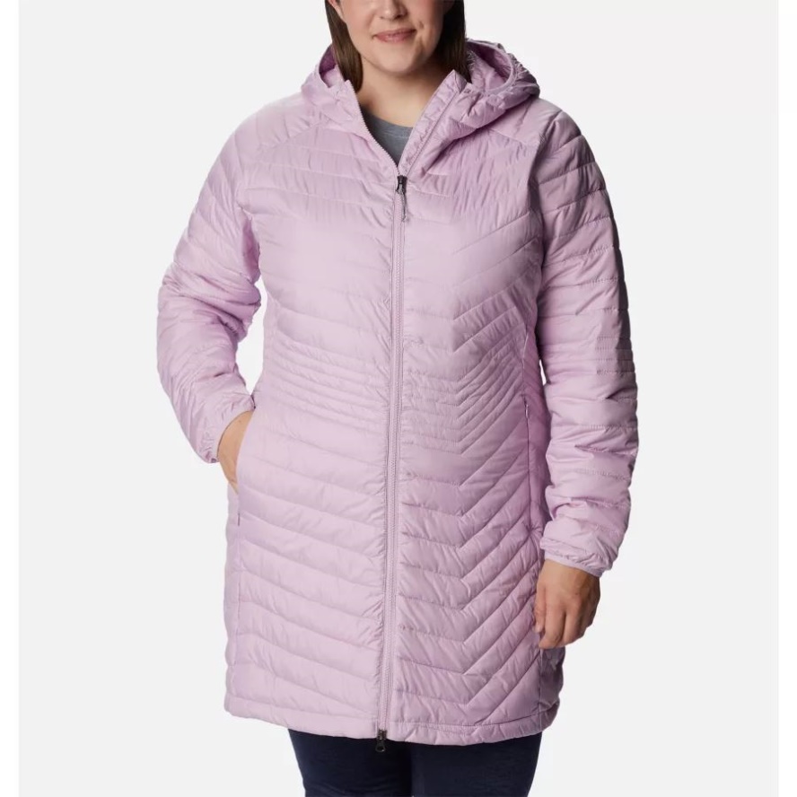 Columbia Sale Women's Powder Lite Mid Jacket Plus Size Aura