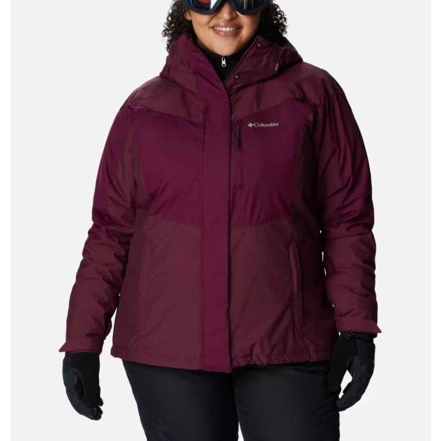 Columbia Sale Women's Rosie Run Insulated Jacket Plus Size Marionberry/Marionberry Heather