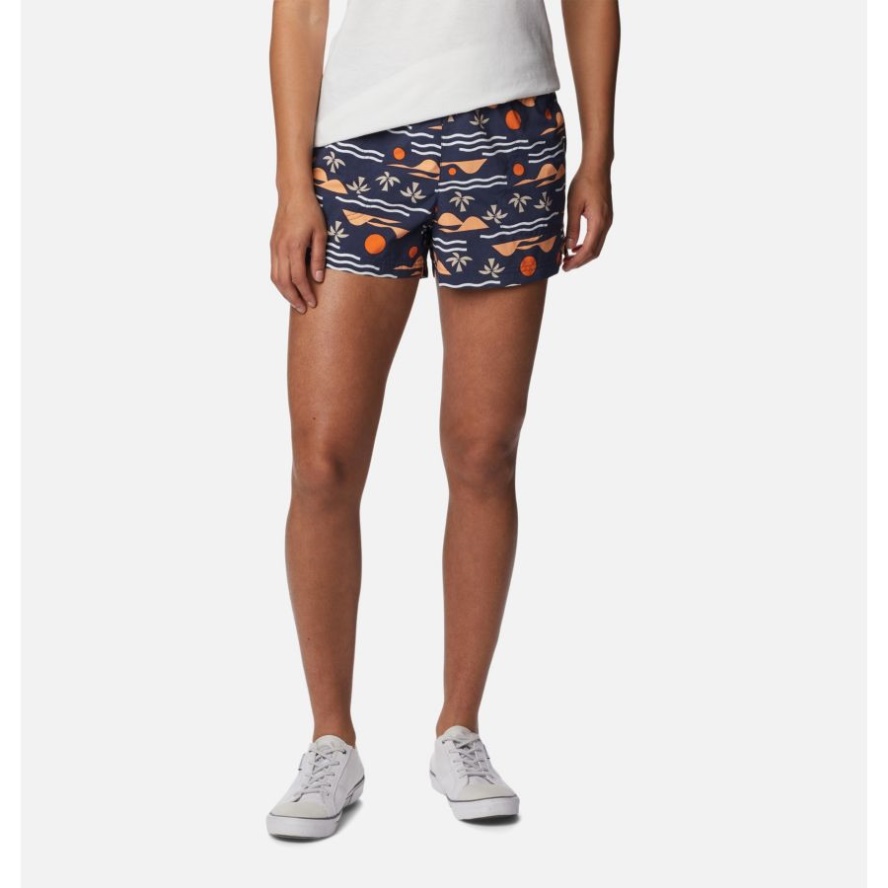Columbia Sale Women's Sandy River II Printed Shorts Nocturnal/Seaside Multi