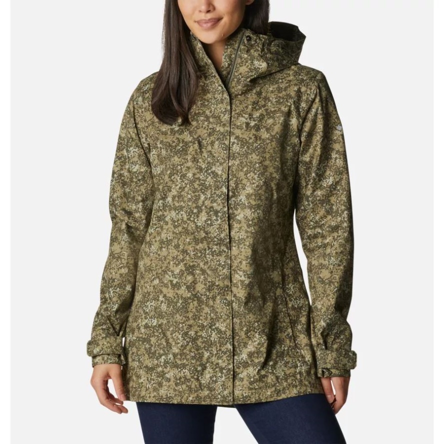 Columbia Sale Women's Splash A Little II Jacket Safari Dotty Disguise Print