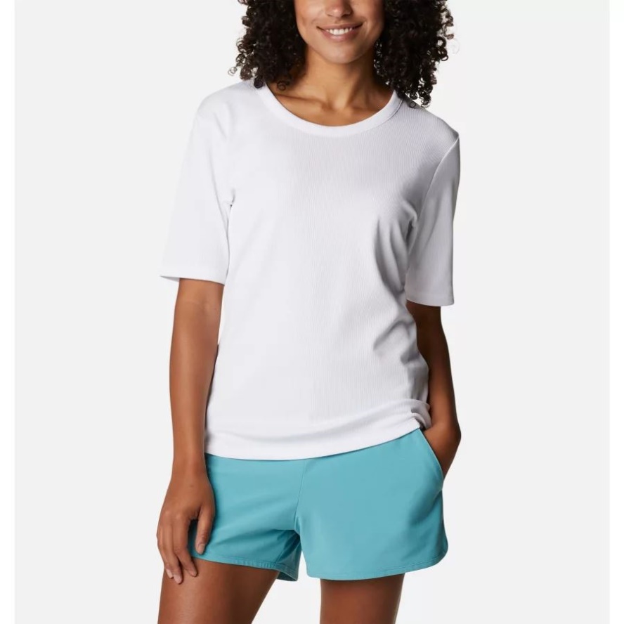 Columbia Sale Women's Stanley Park Short Sleeve Shirt White