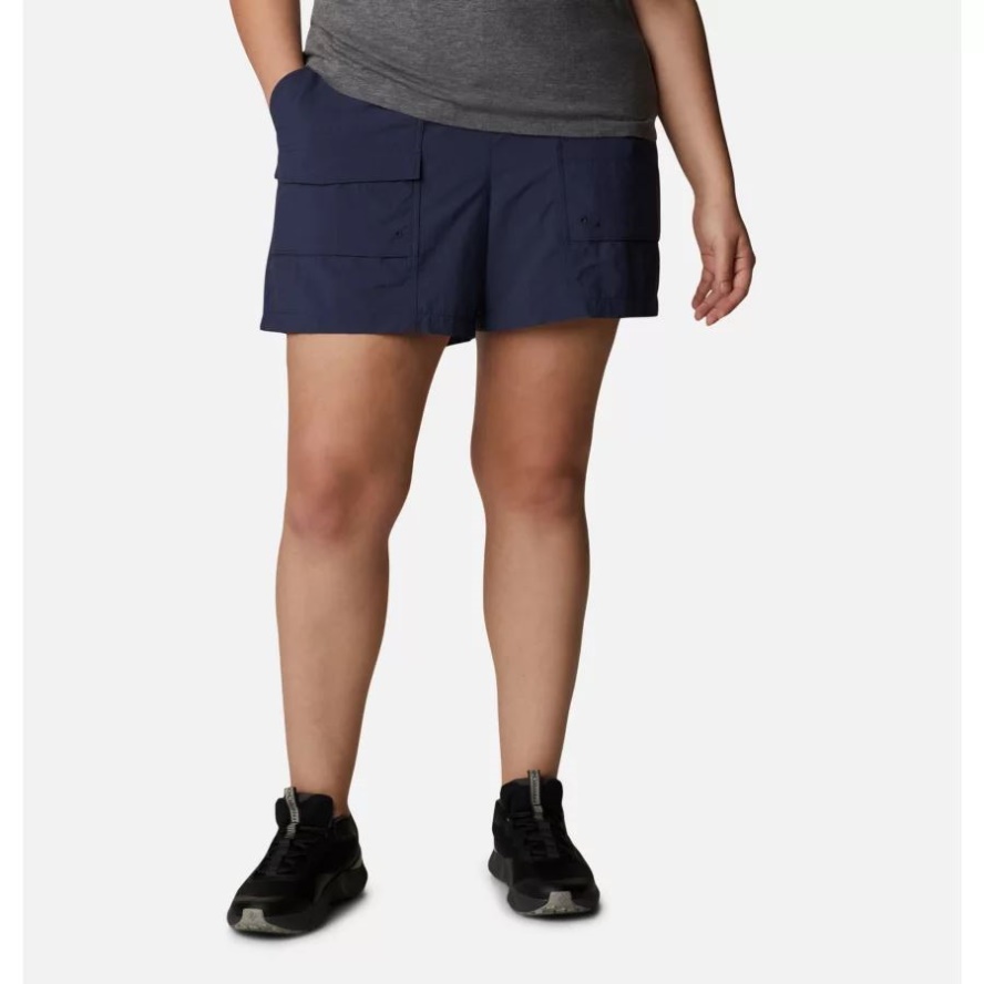 Columbia Sale Women's Summerdry Cargo Shorts Plus Size Nocturnal