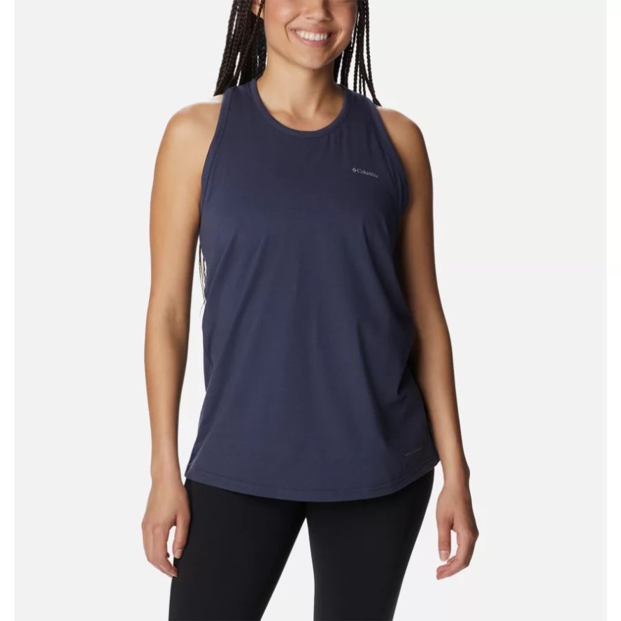 Columbia Sale Women's Sun Trek Racerback Tank Nocturnal