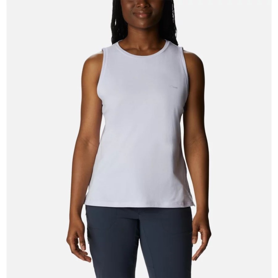 Columbia Sale Women's Sun Trek Tank Purple Tint Heather