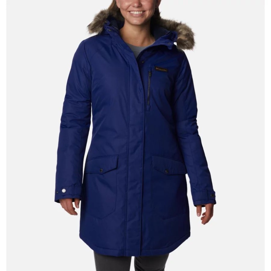 Columbia Sale Women's Suttle Mountain Long Insulated Jacket Dark Sapphire