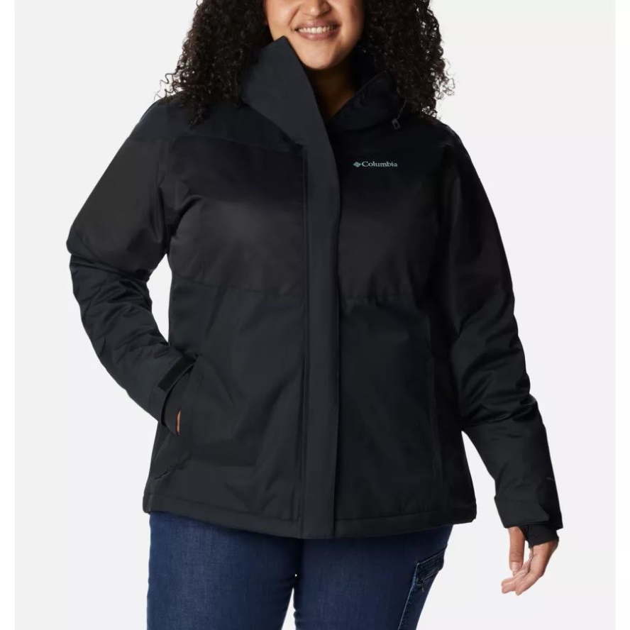 Columbia Sale Women's Tipton Peak II Insulated Jacket Plus Size Black