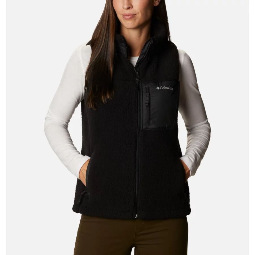Columbia Sale Women's West Bend Sherpa Fleece Gilet Black/Black